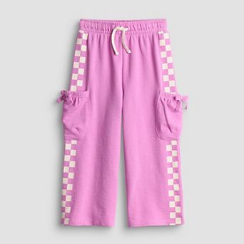Baby & Toddler Girl Grayson Threads Kids The Label Checkered Wide Leg Pants