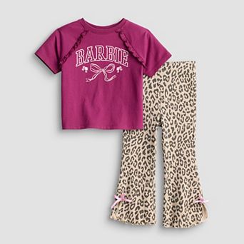 Baby & Toddler Girl Grayson Threads Kids The Label 2 pc Barbie T-Shirt & Pants Set