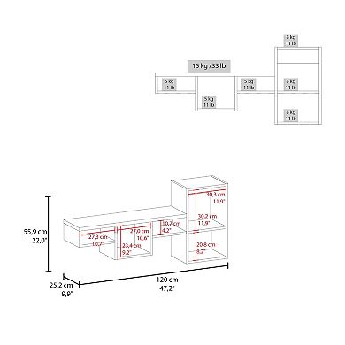 Norman Shelf, 7 Shelves