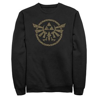 Men's Nintendo The Legend Of Zelda Hyrule Crest Fleece Sweatshirt