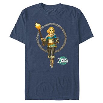Men's Nintendo Princess Zelda Exploring Graphic Tee