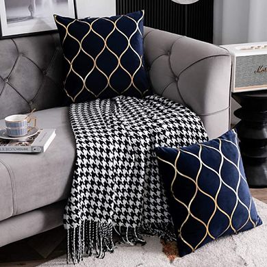 2-Piece Velvet Throw Pillow Covers