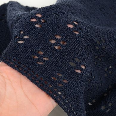 Womens Knitted Wool Triangle Scarf Soft Lightweight Layering Shawl