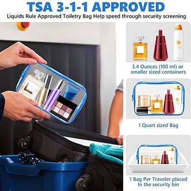 Portable Clear Organizer Bags