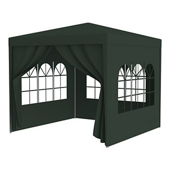 WOW PIONEER 10x10 Foot Heavy Duty Party Tent with Removable Sidewalls Gazebo Canopy