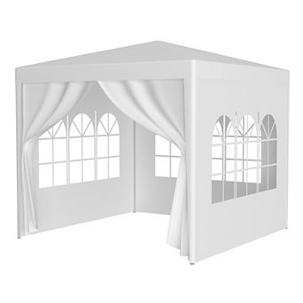 WOW PIONEER 10x10 Foot Heavy Duty Party Tent with Removable Sidewalls Gazebo Canopy