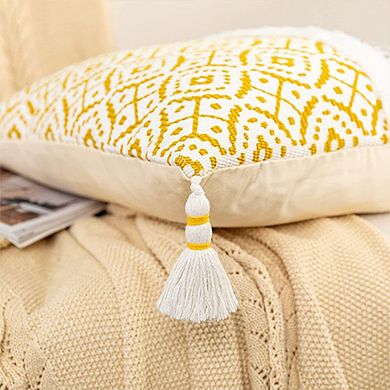 2-Piece Hand-Woven Throw Pillow Covers