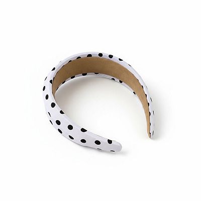 FASHION Set of 2 Polka Dot Padded Headband with CC Logo 51efXVms+AL._AC_UF350,  main image 3