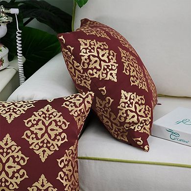 2-Piece Soft Jacquard Throw Pillow Covers