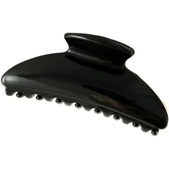 Curved Hair Claw Clip with Smooth Finish and Secure Hold