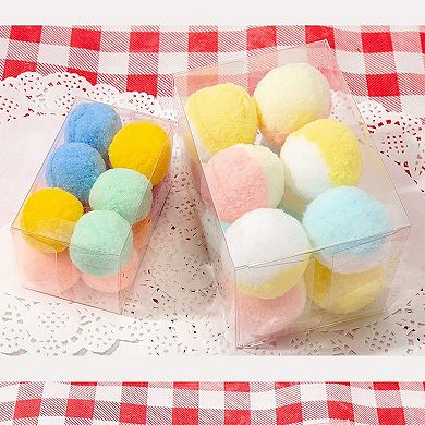 12PCs Interactive Cat Silent Fuzzy Ball Fetch Toy for Bored Indoor Cats and Kitties