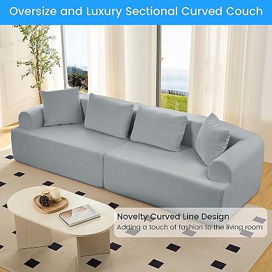 104" Sectional Couches for Living Room