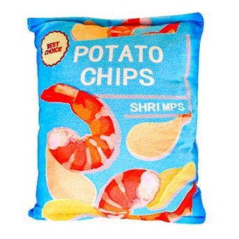 Interactive Dog Simulation Potato Chips Plush Squeaky Toys for Pet Training, Puppy Chewing