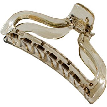 Curved Hair Claw Clip with Sculpted Design and Strong Hold