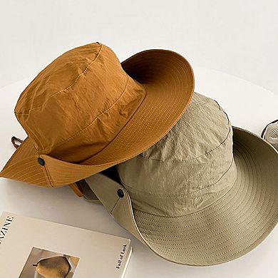 Lightweight Quick Dry Wide Brim Hiking Hat with Adjustable Chin Strap