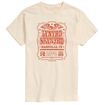 Big & Tall Lynyrd Skynyrd Nashville Concert Vintage Graphic Tee