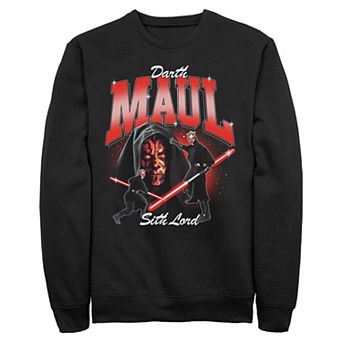 Men's Star Wars Darth Maul Sith Lord Graphic Fleece Sweatshirt
