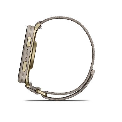 Garmin Venu X1 Titanium Caseback & Nylon Band Smartwatch