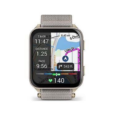 Garmin Venu X1 Titanium Caseback & Nylon Band Smartwatch
