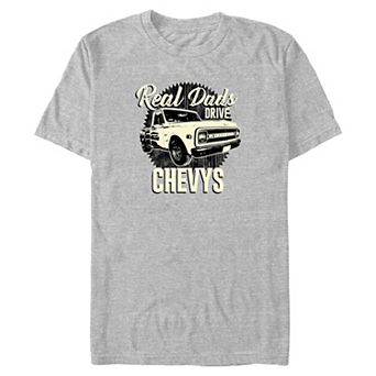 Big & Tall Real Dads Drive Chevys Graphic Tee