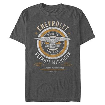Big & Tall Chevrolet Made In The USA Graphic Tee