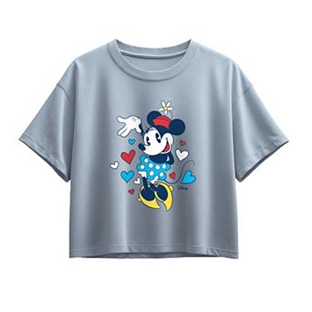 Girls 7-16 Disney's Minnie Mouse Hearts Boxy Tee