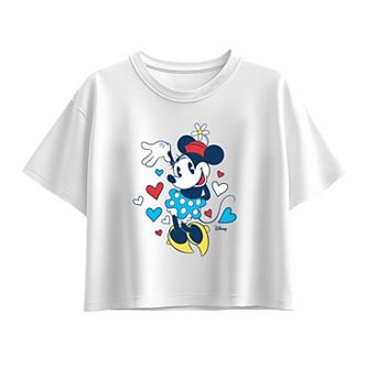 Girls 7-16 Disney's Minnie Mouse Hearts Boxy Tee