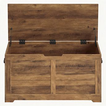 Cloud Storage Bench 39.4"W Safety Hinges 15.7"D 18.1"H