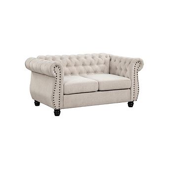 Classic Tufted Victoria Arm Loveseat