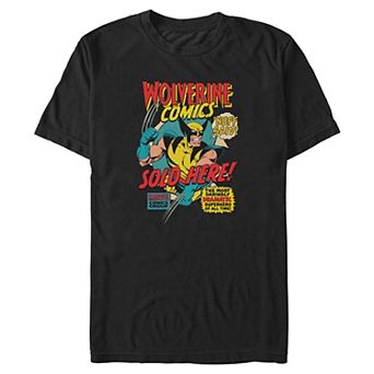 Big & Tall Marvel Wolverine Comics Graphic Tee