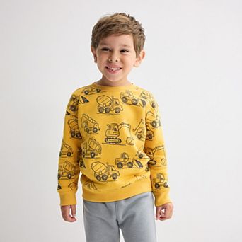 Baby & Toddler Boy Jumping Beans® Fleece Crewneck Sweatshirt