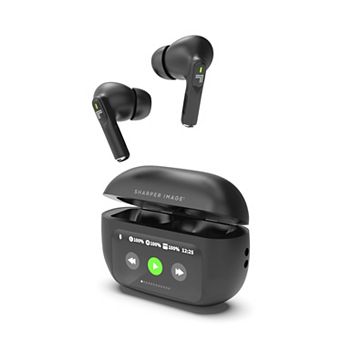Sharper Image Touch Tone ANC Earbuds with LED Screen