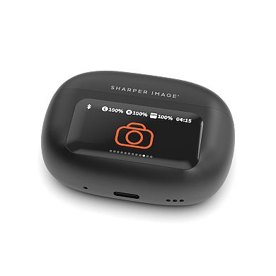 Sharper Image Touch Tone ANC Earbuds with LED Screen