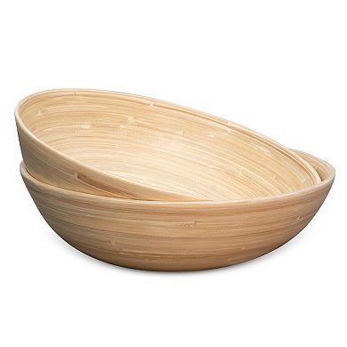 Joyce Chen Lexa 2-Piece 12-Inch Bamboo Salad Bowl Set