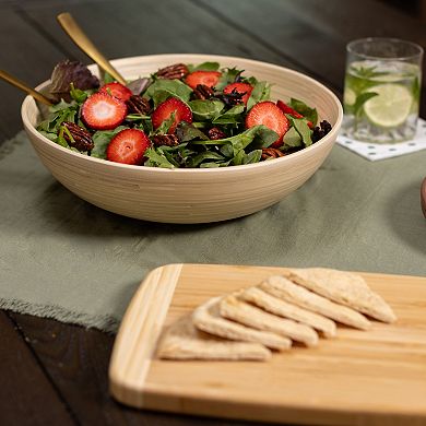Joyce Chen Lexa 2-Piece 12-Inch Bamboo Salad Bowl Set