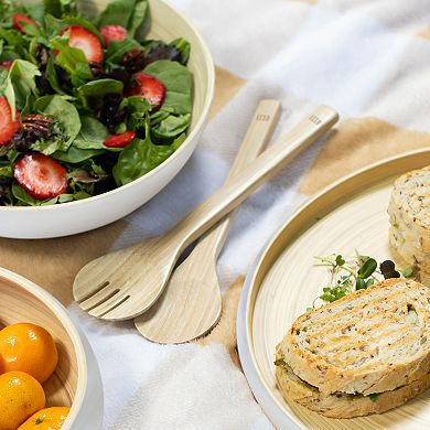 Joyce Chen 12-Inch Bamboo Salad Utensil Set