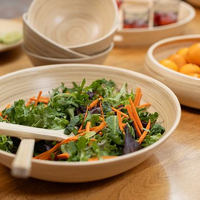 Joyce Chen Lexa 14-Inch Bamboo Salad Bowl