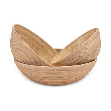 Joyce Chen Lexa 3-Piece Bamboo Bowl Set