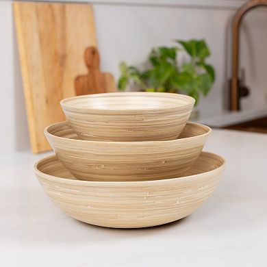 Joyce Chen Lexa 3-Piece Bamboo Bowl Set