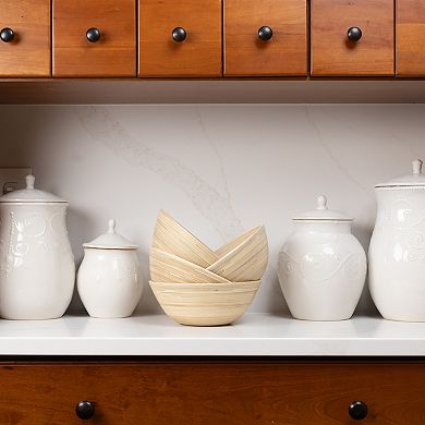 Joyce Chen Lexa 4-Piece Bamboo Salad Bowl Set