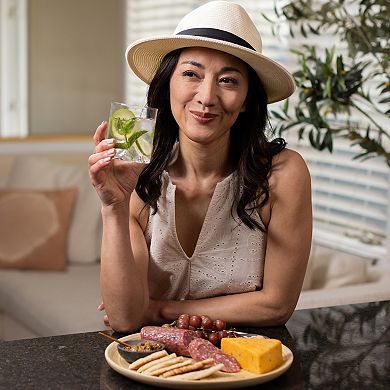 Joyce Chen Lexa 2-Piece 12-Inch Bamboo Serving Plate Set