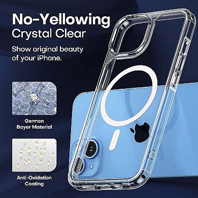 Entronix Bundle for iPhone - Magnetic Clear Case with 1 Screen Protector & 1 Camera Lens Protector