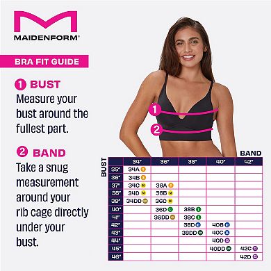 Maidenform® Seamless Wireless Comfort Bra with Supportive Foam Cups & Convertible Straps DM2336