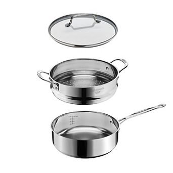 Cuisinart® Chef's Classic 3.5-qt Stainless Steel Sauté Pan with Lid & Steamer