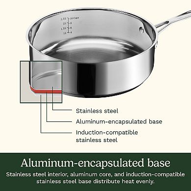 Cuisinart® Chef's Classic 3.5-qt. Stainless Steel Sauté Pan with Lid & Steamer