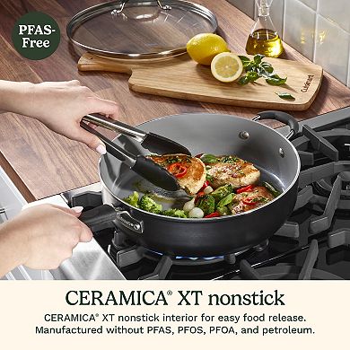 Cuisinart® Ceramica® XT Matte Collection 5 Quart Sauté Pan with Lid