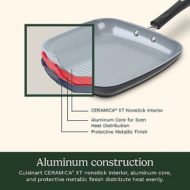 Cuisinart® Ceramica® XT Nonstick 11-Inch Grill Pan