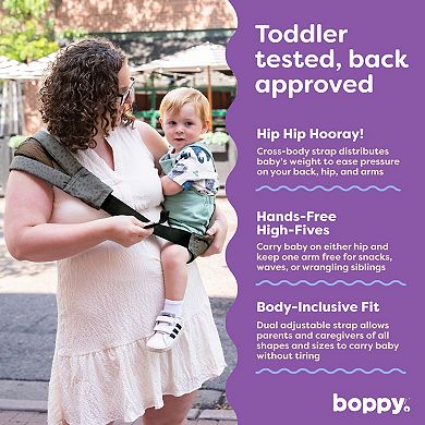 Boppy ComfyHold Cross-Body Hip Baby Carrier