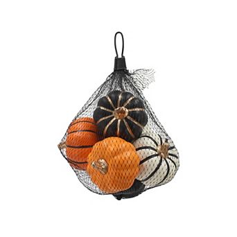 Celebrate Together™ Halloween Solid & Striped Pumpkins Bowl Filler Table Decor