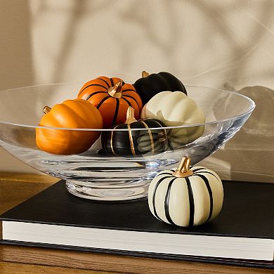 Celebrate Together™ Halloween Solid & Striped Pumpkins Bowl Filler Table Decor